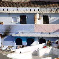 View of rooftops in Devgarh